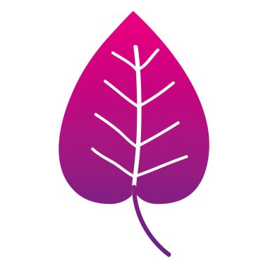 renk siluet tropikal doğal yaprak bitki tasarlamak vektör