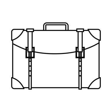 satır seyahat sırt çantası yolculuk turist macera vektör çizim