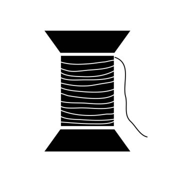 kontur iplik dikiş zanaat moda araç vektör çizim