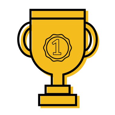 renk Kupası Ödülü sembolü rekabet vektör çizim kazanmak için