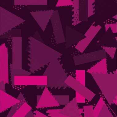 renkli geometrik grafik memphis tarzı arka plan vektör çizim