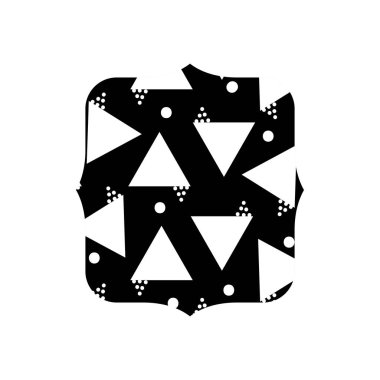 geometrik tarzı resimler arka plan vektör çizim ile kontur quadrate