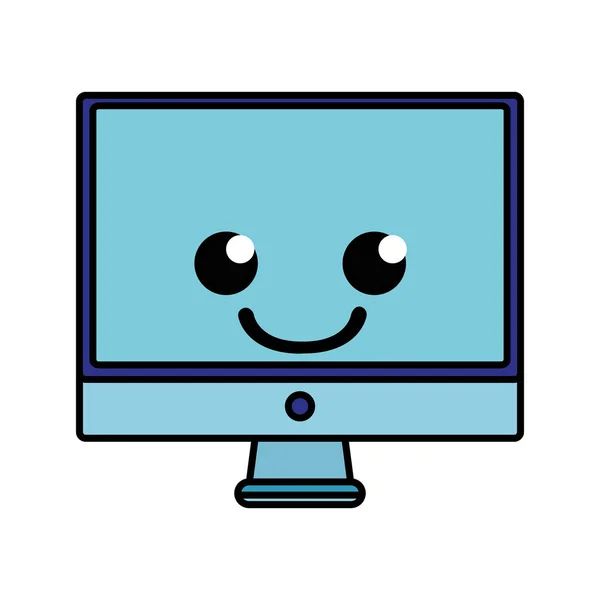 Tv Screen Cartoon Vector Image By C Djv Vector Stock 130921386