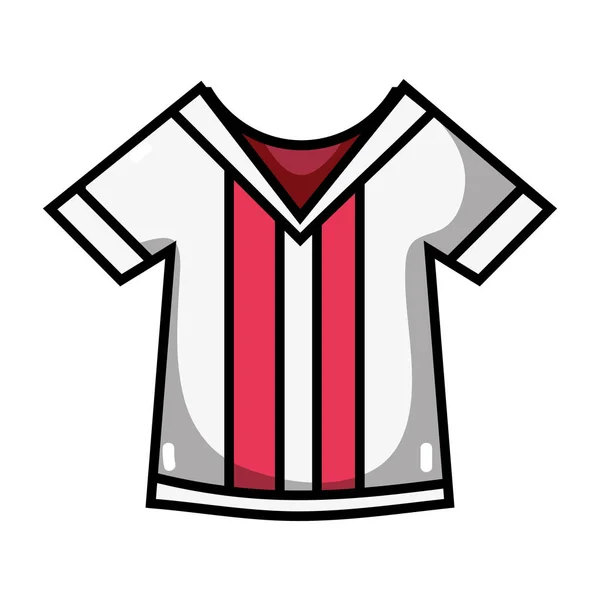 Shirt Objeto Para Jogar Futebol Americano Vetor Ilustração — Vetor de Stock