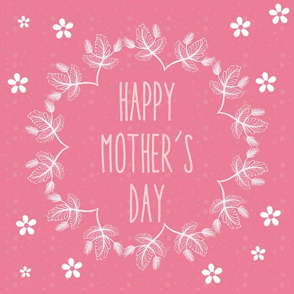 Happy mothers day card icon vector illustration graphic design