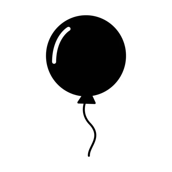 Περίγραμμα Μπαλόνι Εορτασμός Κόμμα Διακόσμηση Σχεδιασμό Εικονογράφηση Φορέα — Διανυσματικό Αρχείο