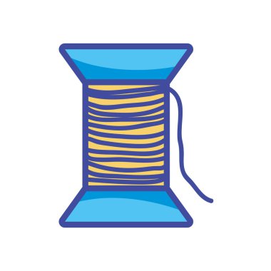 İplik Dikiş zanaat moda araç vektör çizim