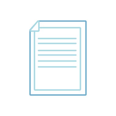 çizgi kağıt ile bükülmüş sayfası nesne tasarlamak vektör