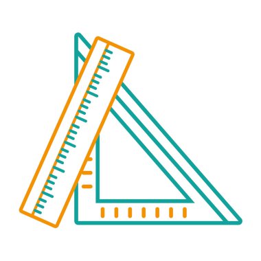 siluet cetveller mutfak eşyaları eğitim okul ve vektör çizim öğrenmek