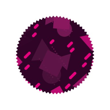 renk çemberi geometrik grafik sanatı arka plan vektör çizim ile