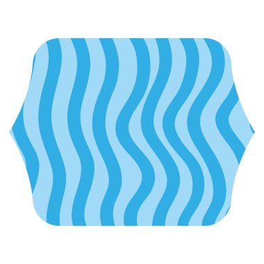 doğa dalgalar arka plan vektör çizim ile geometrik figür