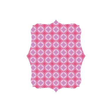 Doku dekorasyon ve tekstil tema izole tasarım vektör çizim tasarlamak çerçeve