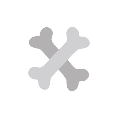 Ölüm vektör çizim kemikleri tehlikeli uyarı sembolü