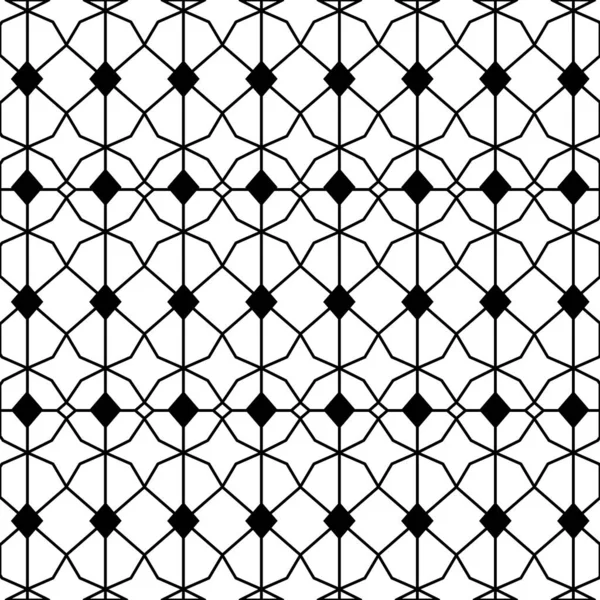 Pattern Background Texture Decoration Textile Theme Black White Design Vector — Stock Vector