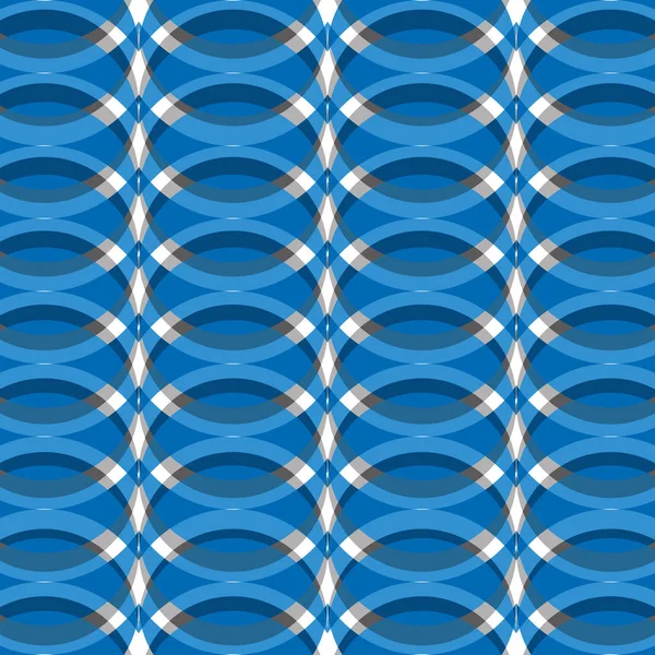 Blue Shapes Abstract Pattern Background Vector Illustration — Stock Vector