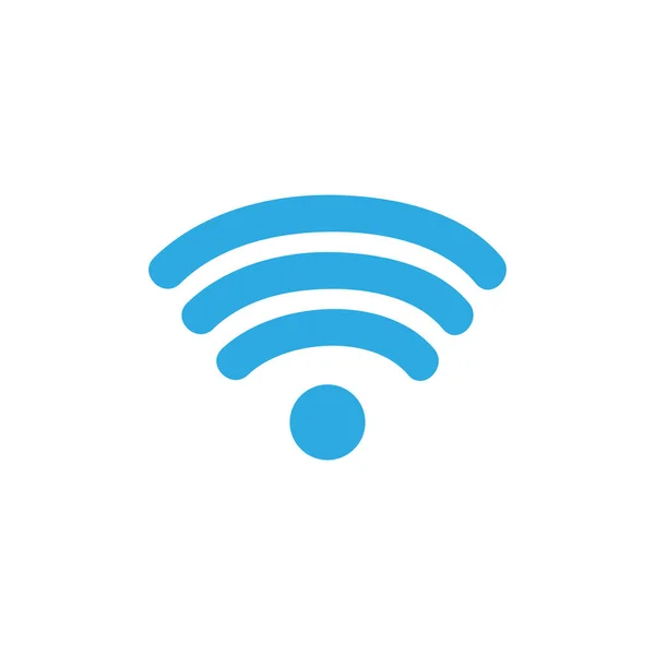 Bunte Wifi Symbol Der Digitalen Internetverbindung Vektor Illustration — Stockvektor