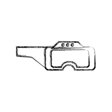 şekil 3d gözlük teknoloji nesne eğlence vektör çizim için