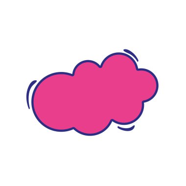 renkli moda bulut sanat stil tasarlamak vektör