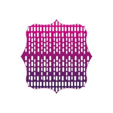 renk siluet desen grafik sorunsuz arka plan stili vektör çizim ile kare