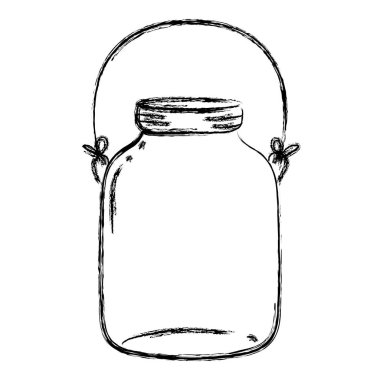 Grunge orta mason cam tel sapı vektör çizim ile