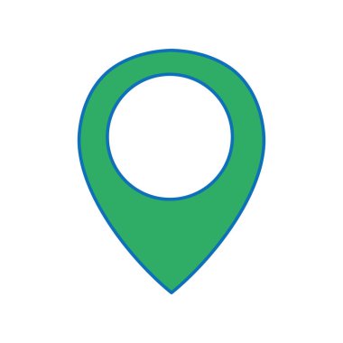 hedef seyahat sembole yer keşfetmek vektör çizim