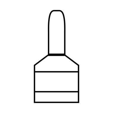 satır moda oje glamour aksesuar vektör çizim