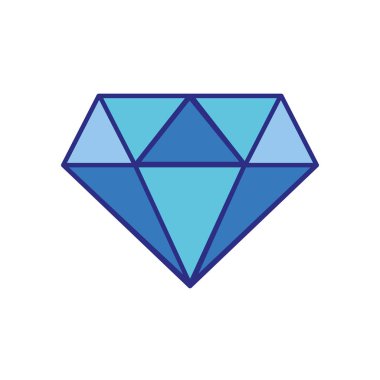 renkli güzellik lüks elmas gen aksesuar vektör çizim