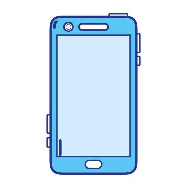 arayıp iletişim vektör çizim için tam renkli smartphone teknoloji