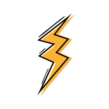 uyarı uyarı vektör çizim renk gök gürültüsü sembolü simgesi