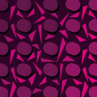 renk soyut daire geometrik tarzı arka plan vektör çizim