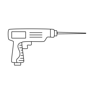 hat matkap donanımları sanayi onarım servisi vektör çizim için