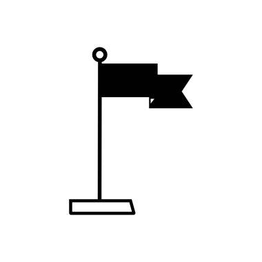 kontur bayrak dekorasyon kutlama stil tasarlamak vektör