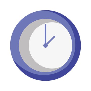 daire duvar saati saat nesne vektör çizim