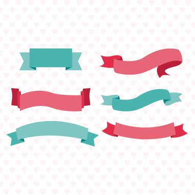 Şirin Şerit simge vektör çizim grafik tasarım afiş