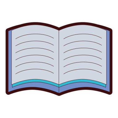 tam renkli defter okul nesne eğitim tasarım vektör çizim