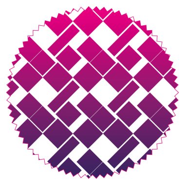 siluet daire desen grafik şekiller arka plan stili vektör çizim ile