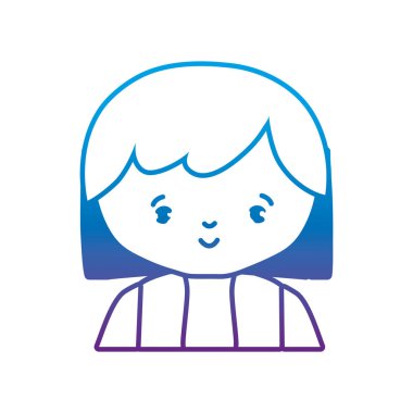 Kız çocuk çocukluk ve küçük insanlar Tema izole tasarım vektör çizim