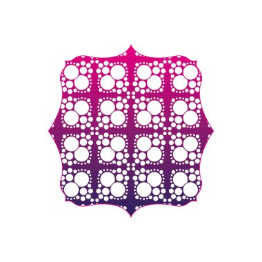 renk siluet desen grafik sorunsuz arka plan tasarım vektör çizim ile kare