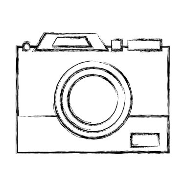 Şekil dijital kamera teknolojisi donanımları tasarlamak vektör