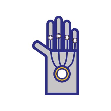 video oyunu vektör çizim içinde el sanal gerçeklik