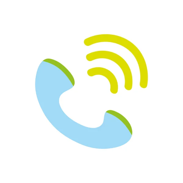 Πολύχρωμο Τηλέφωνο Καλώντας Εικονογράφηση Φορέα Εικονίδιο Τηλεφώνου Σημάδι — Διανυσματικό Αρχείο