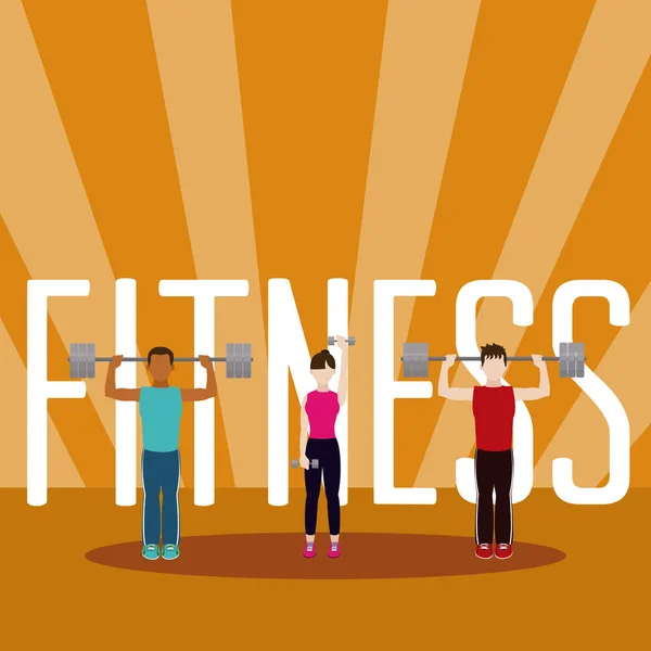Fitness people lifestyle cartoons vector illustration graphic design