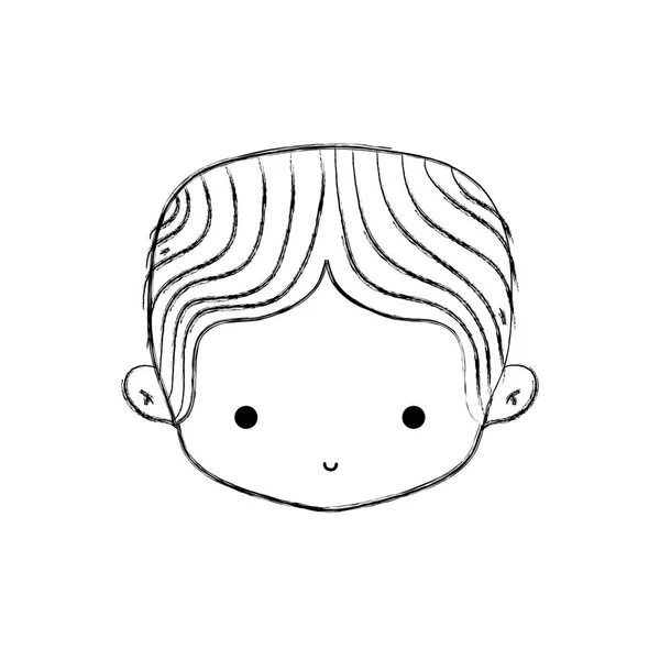 Menino Criança Infância Pessoas Pequenas Tema Design Isolado Ilustração Vetorial — Vetor de Stock