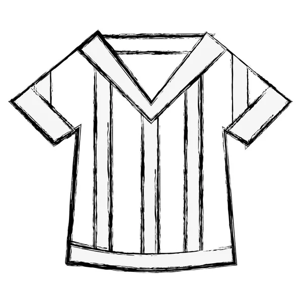 Figura Camiseta Uniforme Para Jugar Americano Vector Fútbol Ilustración — Vector de stock