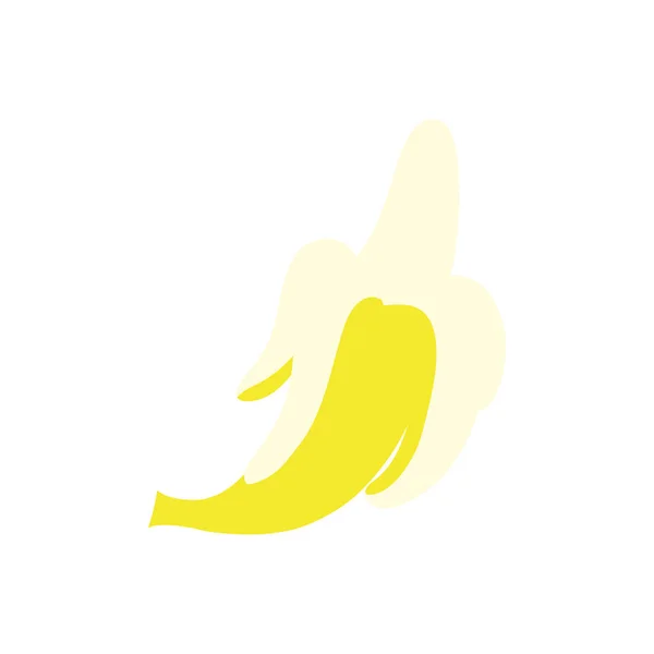 Ilustracja Wektorowa Odżywianie Owoc Pysznych Świeżych Bananów Pełny Kolor — Wektor stockowy