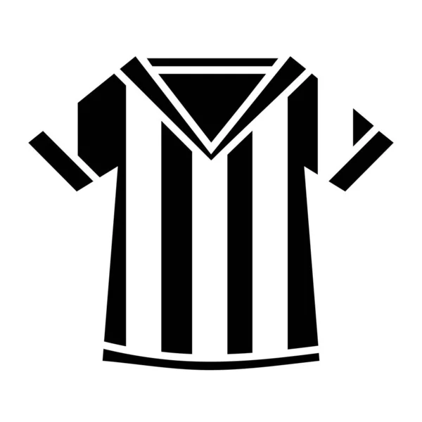 Contour Shirt Uniform Play American Football Vector Illustration — Stock Vector