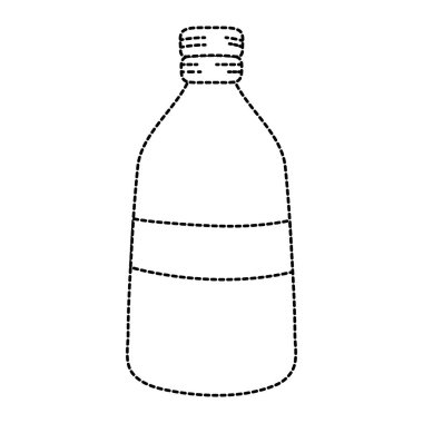 noktalı şekil uzun mason kavanoza koru tasarlamak vektör