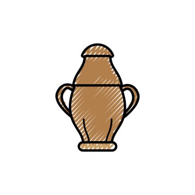 Mason kavanoza dekorasyon ve mutfak Tema izole tasarım vektör çizim