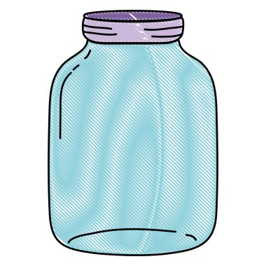 rendelenmiş uzun ve geniş mason cam koru vektör çizim