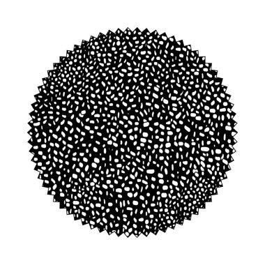 siluet daire grafik sorunsuz dekorasyon arka plan doku vektör çizim ile